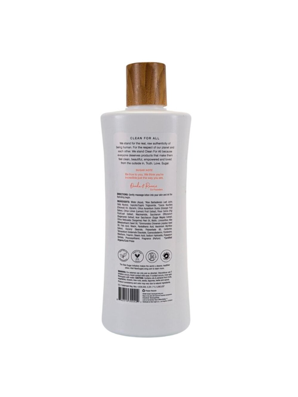 Raw Sugar Moisture Loving Lotion 16 oz Exfoliating AHA BHA, Clementine + Fig - Picture 5 of 8